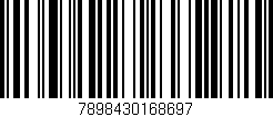 Código de barras (EAN, GTIN, SKU, ISBN): '7898430168697'