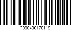 Código de barras (EAN, GTIN, SKU, ISBN): '7898430170119'