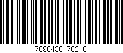 Código de barras (EAN, GTIN, SKU, ISBN): '7898430170218'