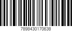 Código de barras (EAN, GTIN, SKU, ISBN): '7898430170638'