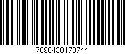 Código de barras (EAN, GTIN, SKU, ISBN): '7898430170744'
