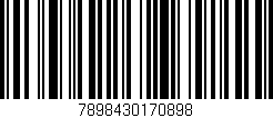 Código de barras (EAN, GTIN, SKU, ISBN): '7898430170898'