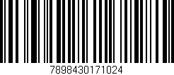 Código de barras (EAN, GTIN, SKU, ISBN): '7898430171024'
