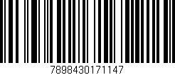 Código de barras (EAN, GTIN, SKU, ISBN): '7898430171147'