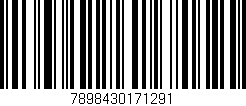 Código de barras (EAN, GTIN, SKU, ISBN): '7898430171291'