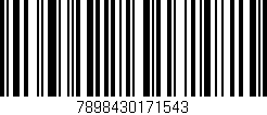 Código de barras (EAN, GTIN, SKU, ISBN): '7898430171543'