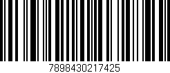 Código de barras (EAN, GTIN, SKU, ISBN): '7898430217425'