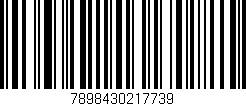 Código de barras (EAN, GTIN, SKU, ISBN): '7898430217739'