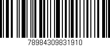 Código de barras (EAN, GTIN, SKU, ISBN): '78984309831910'