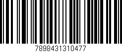 Código de barras (EAN, GTIN, SKU, ISBN): '7898431310477'