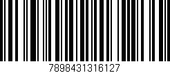 Código de barras (EAN, GTIN, SKU, ISBN): '7898431316127'