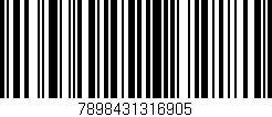 Código de barras (EAN, GTIN, SKU, ISBN): '7898431316905'