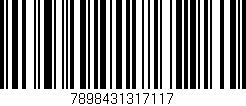 Código de barras (EAN, GTIN, SKU, ISBN): '7898431317117'