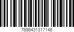 Código de barras (EAN, GTIN, SKU, ISBN): '7898431317148'
