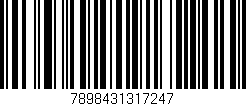 Código de barras (EAN, GTIN, SKU, ISBN): '7898431317247'