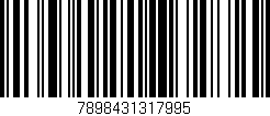 Código de barras (EAN, GTIN, SKU, ISBN): '7898431317995'