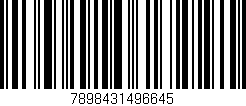 Código de barras (EAN, GTIN, SKU, ISBN): '7898431496645'