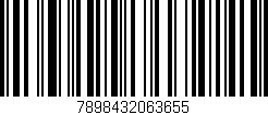 Código de barras (EAN, GTIN, SKU, ISBN): '7898432063655'