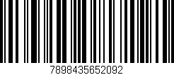 Código de barras (EAN, GTIN, SKU, ISBN): '7898435652092'