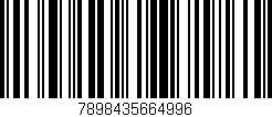 Código de barras (EAN, GTIN, SKU, ISBN): '7898435664996'