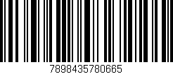 Código de barras (EAN, GTIN, SKU, ISBN): '7898435780665'