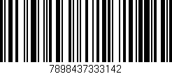 Código de barras (EAN, GTIN, SKU, ISBN): '7898437333142'