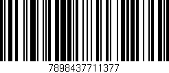 Código de barras (EAN, GTIN, SKU, ISBN): '7898437711377'