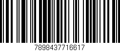 Código de barras (EAN, GTIN, SKU, ISBN): '7898437716617'