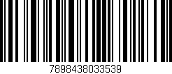 Código de barras (EAN, GTIN, SKU, ISBN): '7898438033539'