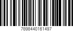 Código de barras (EAN, GTIN, SKU, ISBN): '7898440161497'