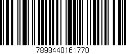 Código de barras (EAN, GTIN, SKU, ISBN): '7898440161770'