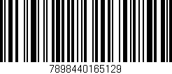 Código de barras (EAN, GTIN, SKU, ISBN): '7898440165129'