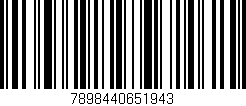 Código de barras (EAN, GTIN, SKU, ISBN): '7898440651943'