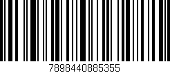 Código de barras (EAN, GTIN, SKU, ISBN): '7898440885355'
