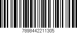 Código de barras (EAN, GTIN, SKU, ISBN): '7898442211305'