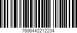 Código de barras (EAN, GTIN, SKU, ISBN): '7898442212234'