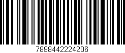 Código de barras (EAN, GTIN, SKU, ISBN): '7898442224206'