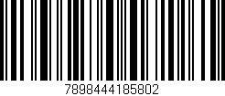Código de barras (EAN, GTIN, SKU, ISBN): '7898444185802'