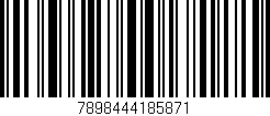Código de barras (EAN, GTIN, SKU, ISBN): '7898444185871'