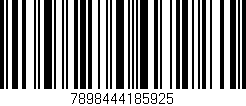 Código de barras (EAN, GTIN, SKU, ISBN): '7898444185925'