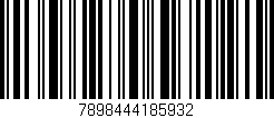 Código de barras (EAN, GTIN, SKU, ISBN): '7898444185932'
