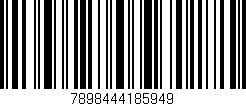 Código de barras (EAN, GTIN, SKU, ISBN): '7898444185949'