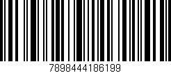 Código de barras (EAN, GTIN, SKU, ISBN): '7898444186199'