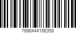 Código de barras (EAN, GTIN, SKU, ISBN): '7898444186359'