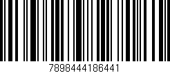 Código de barras (EAN, GTIN, SKU, ISBN): '7898444186441'