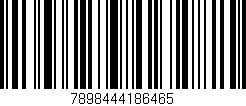 Código de barras (EAN, GTIN, SKU, ISBN): '7898444186465'