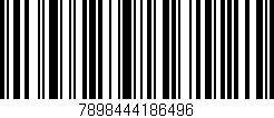 Código de barras (EAN, GTIN, SKU, ISBN): '7898444186496'