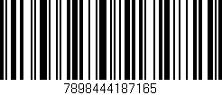 Código de barras (EAN, GTIN, SKU, ISBN): '7898444187165'