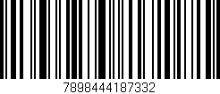 Código de barras (EAN, GTIN, SKU, ISBN): '7898444187332'