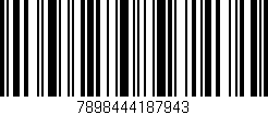 Código de barras (EAN, GTIN, SKU, ISBN): '7898444187943'